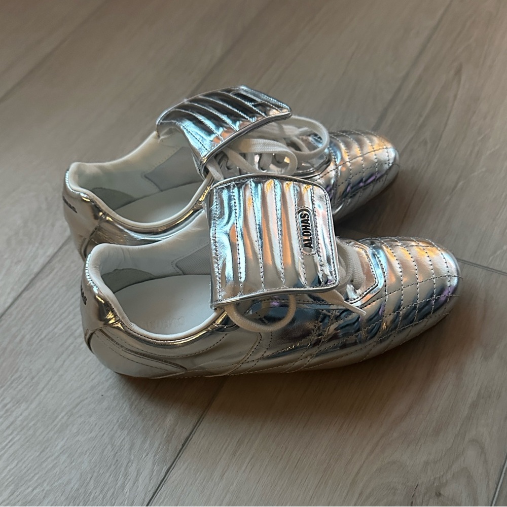 Alohas TB.99 Silver Leather Sneakers